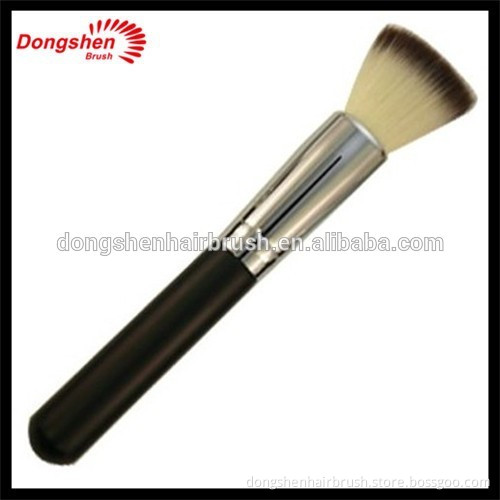 sythetic hair flat top foundation cosmetic makeup brush,make up kosmetik brush free samples,face pack brush makeup of items